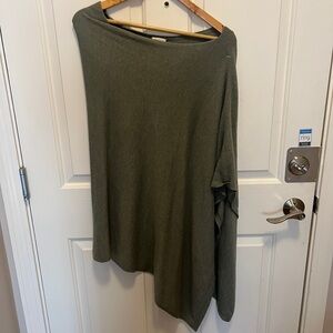 Talbot’s Sage Green Oversized Poncho
